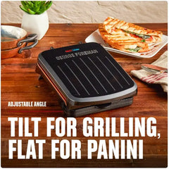 Compact George Foreman grill for small spaces and apartments
