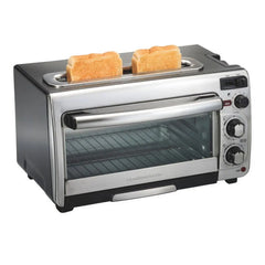 Hamilton Beach 31156 Stainless Steel Oven & Toaster Combo Hand C Mart