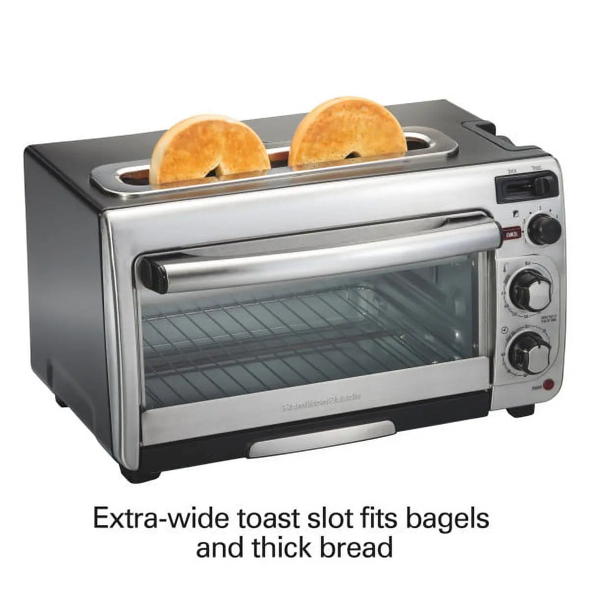 Hamilton Beach 31156 Stainless Steel Oven & Toaster Combo Hand C Mart