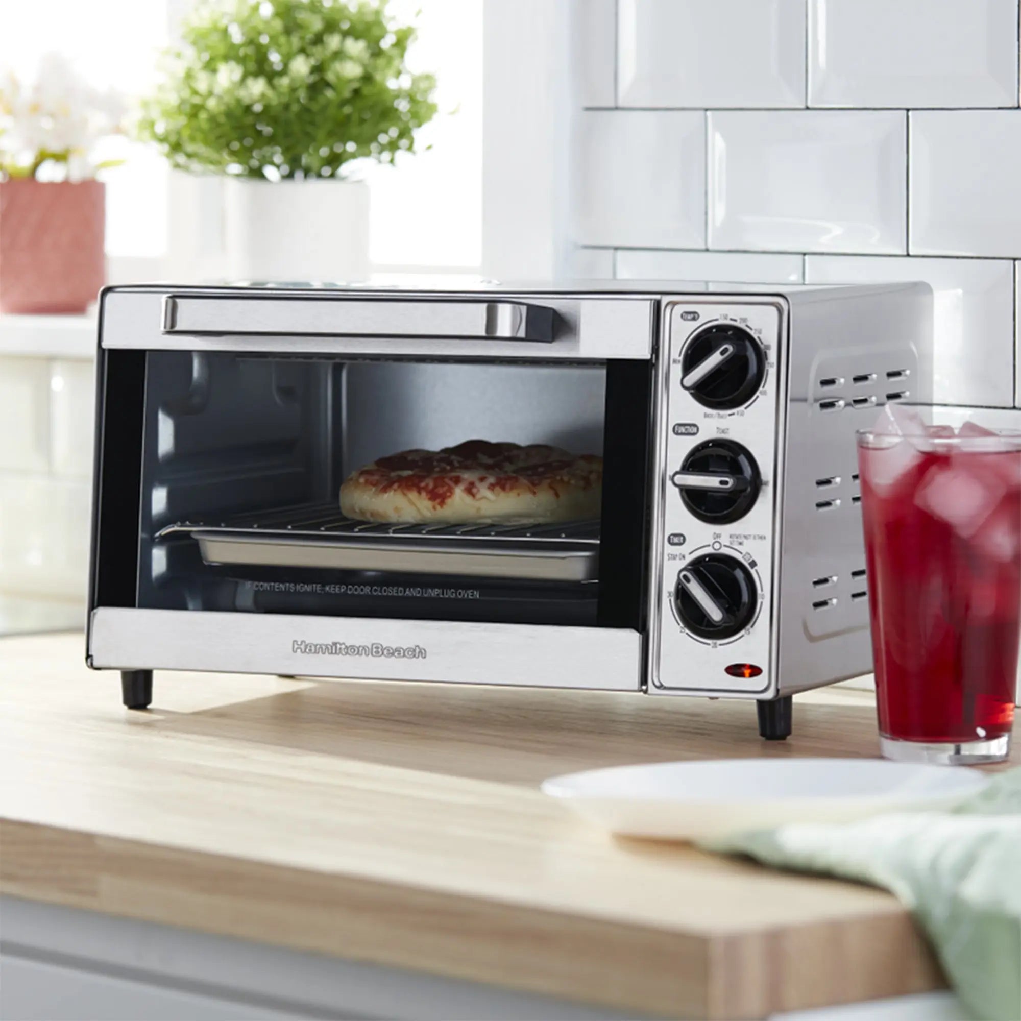 Hamilton Beach Countertop Toaster Oven | Model# 31401 Hand C Mart