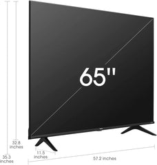 Hisense 65-Inch Class A6 Series 4K UHD Google Smart TV (65A6N, 2024 Model) - 4K AI Upscaler, Game Mode Plus, Voice Remote, DTS Virtual:X technology Hand C Mart