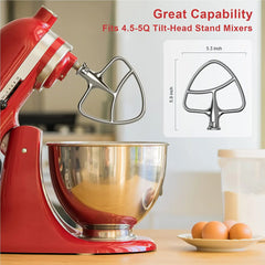 Hozodo Stainless Steel Beater Attachment for KitchenAid Stand Mixer Replacement Tilt-Head Beater Hand C Mart