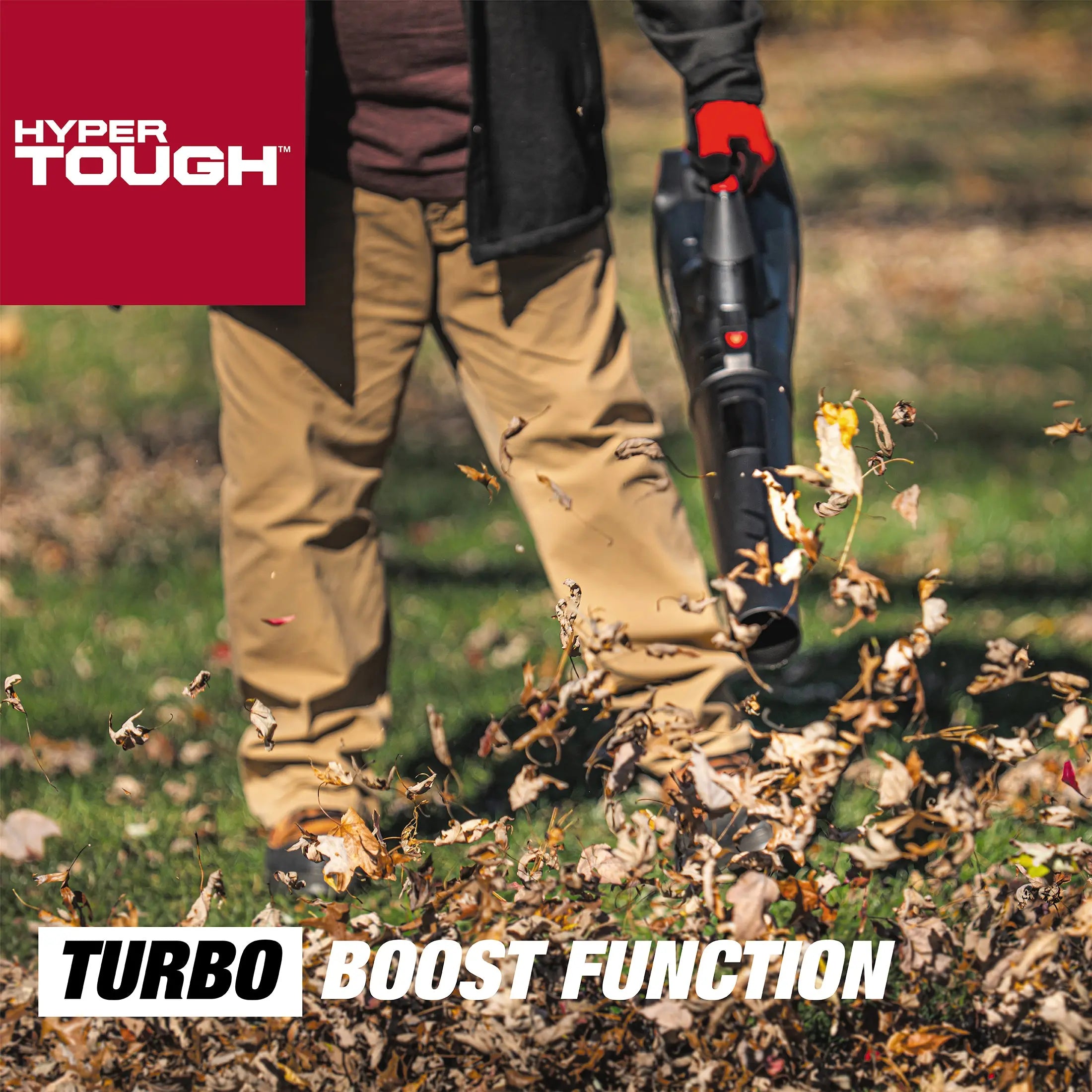 Hyper Tough 20V Max 90 mph 372 Cfm 4.0Ah Battery Powered Cordless Handheld Blower, HT22-401-03-04 Hand C Mart