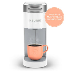 Keurig K-Slim Single Serve K-Cup Pod Coffee Maker, Multistream Technology, White Hand C Mart