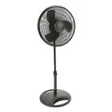 Lasko 16" Oscillating Adjustable Pedestal Fan with 3-Speeds, 47" High, S16500, Black, New Hand C Mart