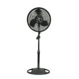 Lasko 16" Oscillating Adjustable Pedestal Fan with 3-Speeds, 47" High, S16500, Black, New Hand C Mart