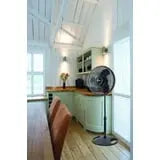 Lasko 16" Oscillating Adjustable Pedestal Fan with 3-Speeds, 47" High, S16500, Black, New Hand C Mart