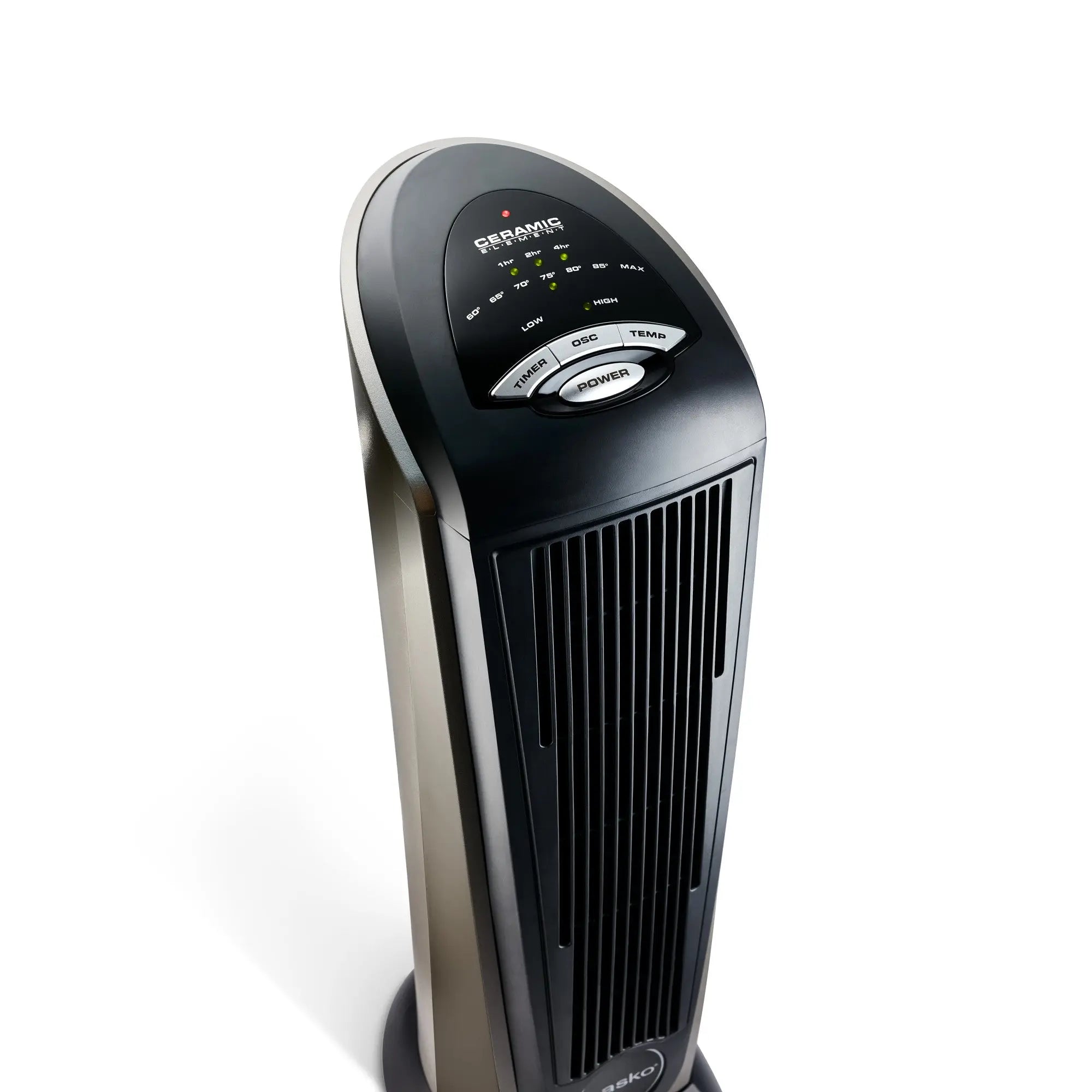 Lasko 22.5" 1500W Oscillating Ceramic Tower Space Heater with Remote, 751320, Black, New Hand C Mart