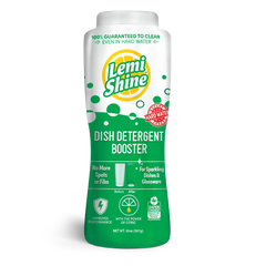 Lemi Shine Dish Detergent Booster, Gets Rid of Hard Water Spots, 20 oz Hand C Mart