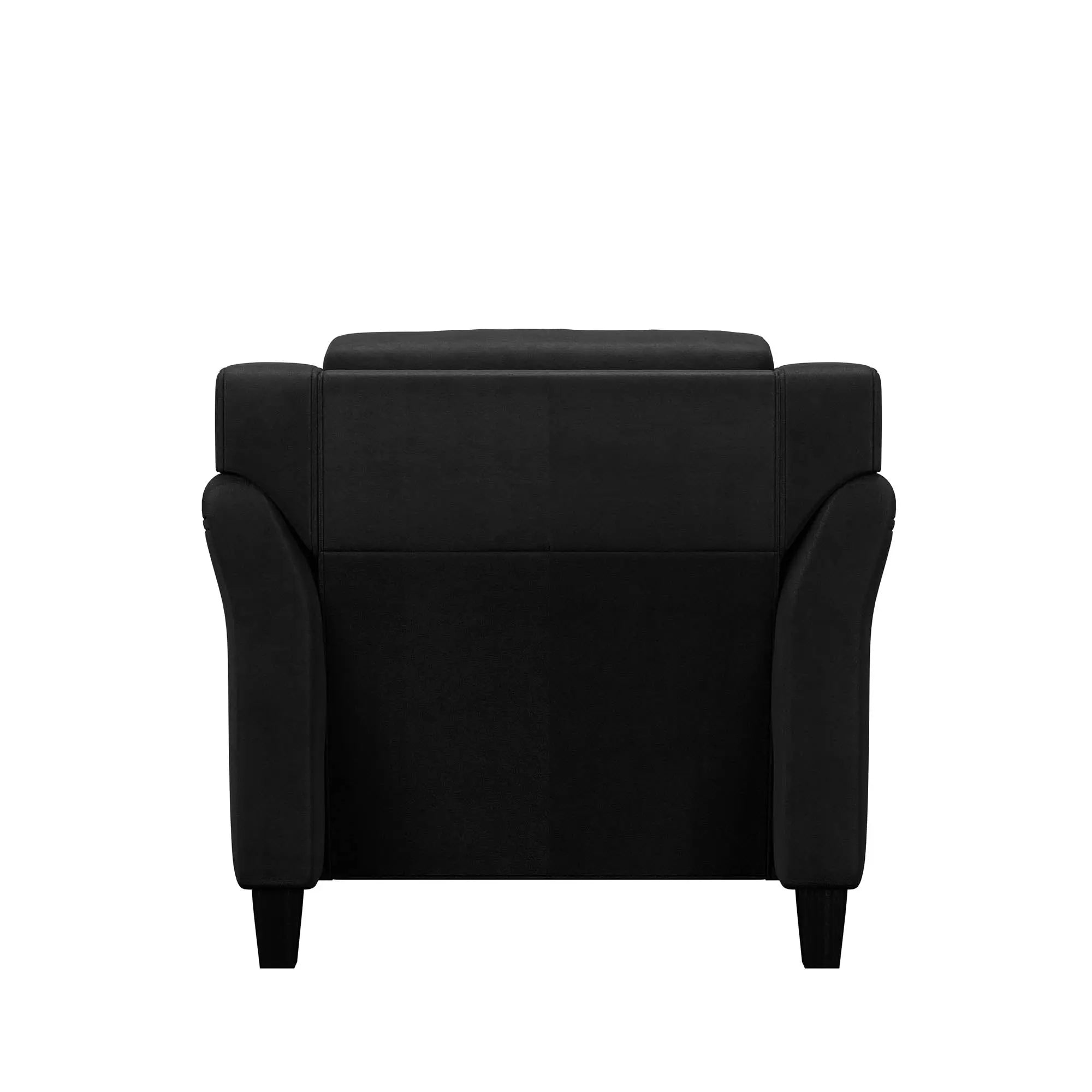 Lifestyle Solutions Taryn Club Chair, Black Fabric Hand C Mart