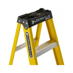 Louisville Ladder 8' Fiberglass Step Ladder, 12' Reach, 250 lbs Load Capacity, W-3118-08 Hand C Mart