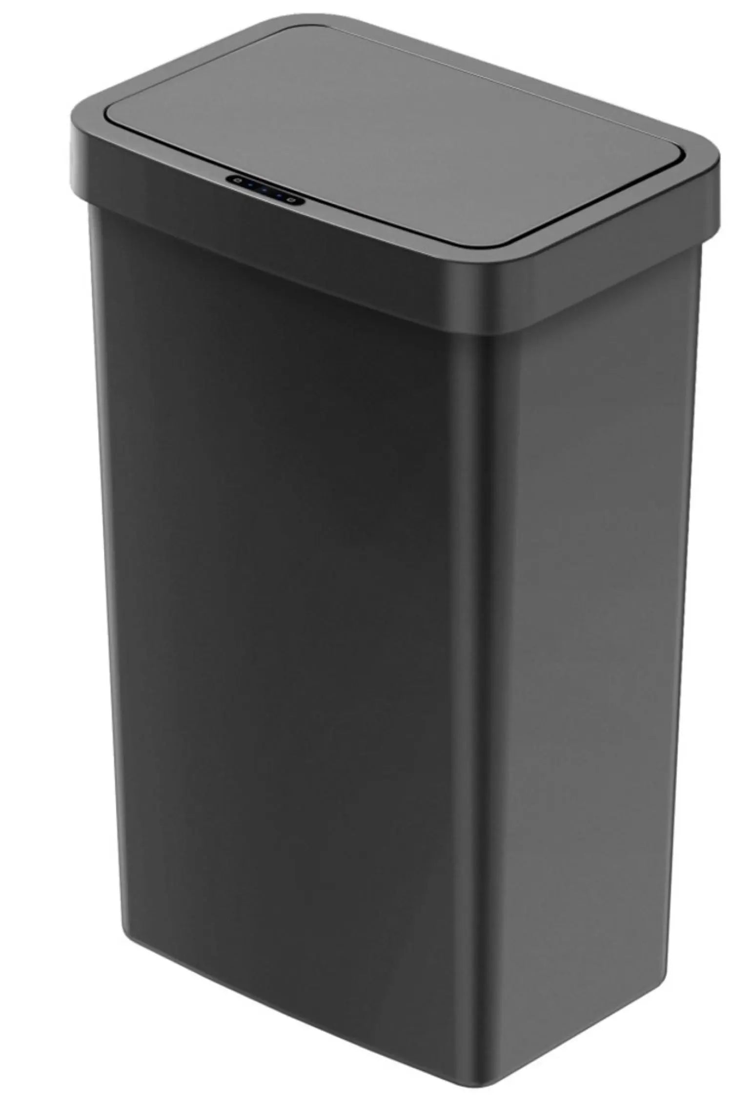 Mainstays 13.2 Gallon Kitchen Sensor Trash Can, Plastic Motion Sensor Kitchen Trash Can, Black Hand C Mart