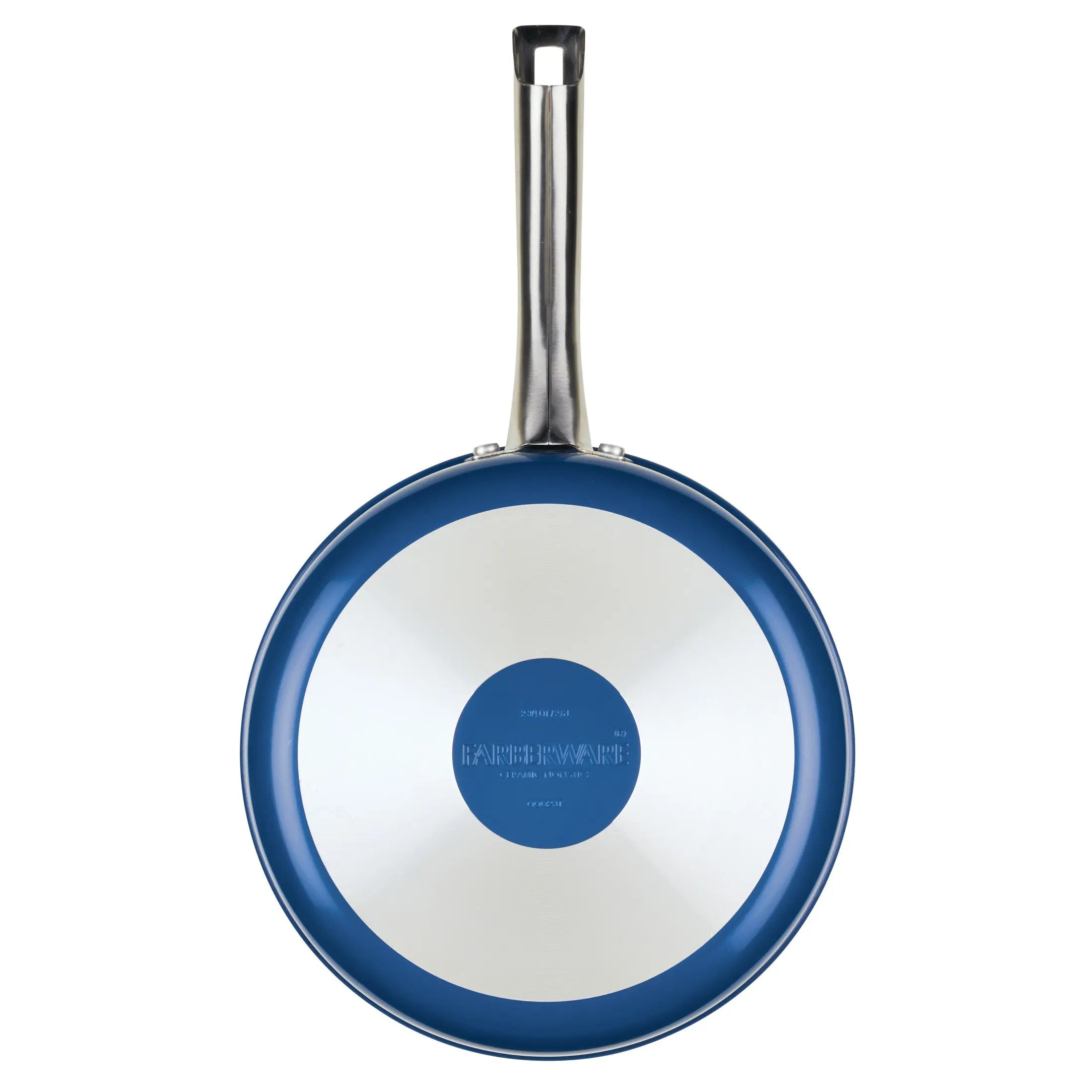 NEW Farberware Vibrance 2.75 Quart Ceramic Nonstick Saute Pan with Lid, Blue Hand C Mart