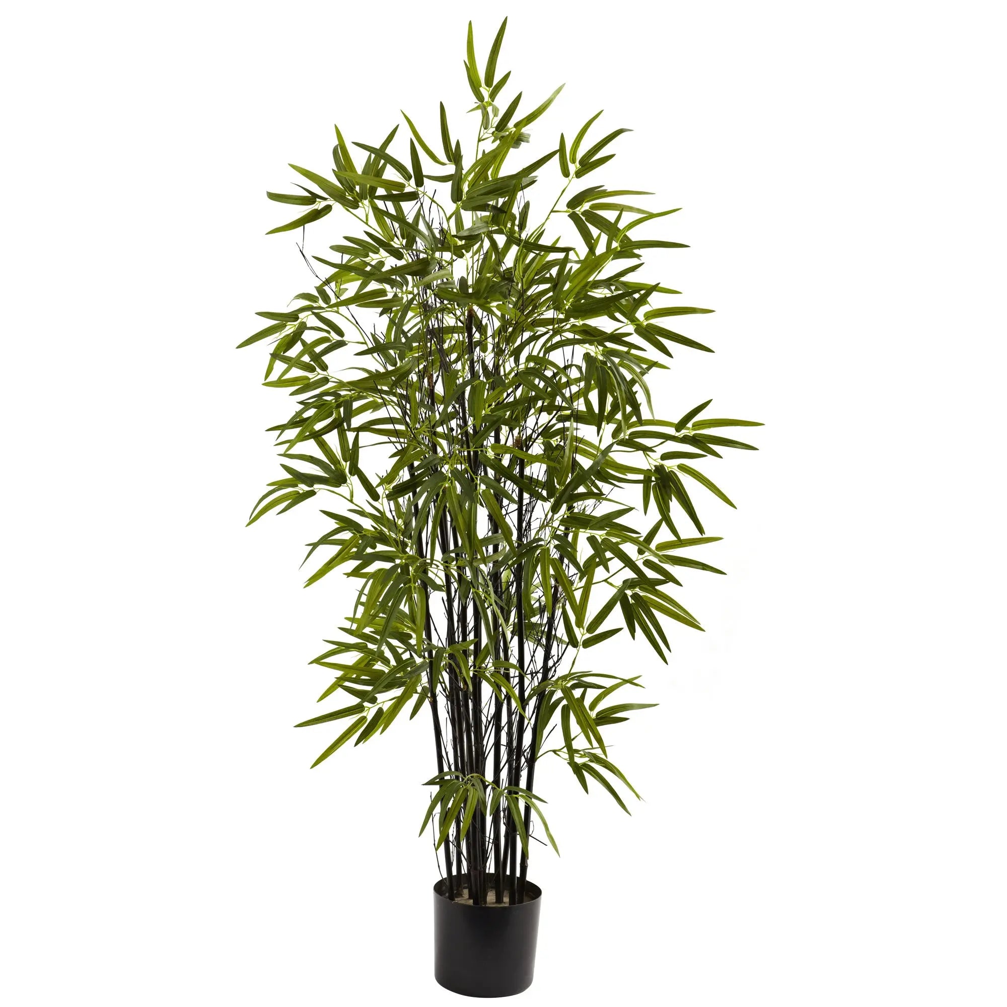 Nearly Natural 4' Black Bamboo Artificial Tree Hand C Mart