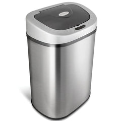 Nine Stars 21.1 Gallon Trash Can, Motion Sensor Touchless Kitchen Trash Can, Stainless Steel Hand C Mart