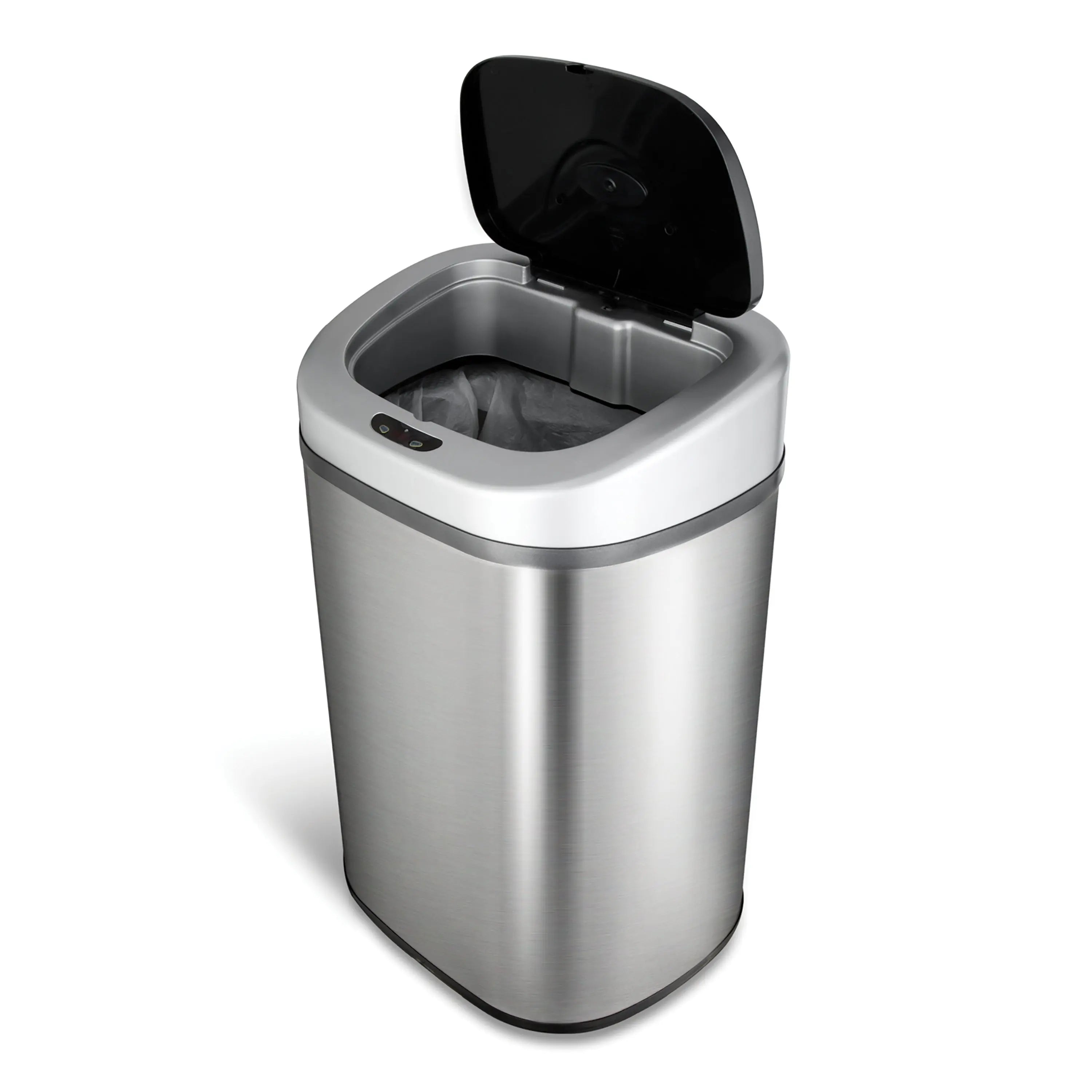 Nine Stars 21.1 Gallon Trash Can, Motion Sensor Touchless Kitchen Trash Can, Stainless Steel Hand C Mart