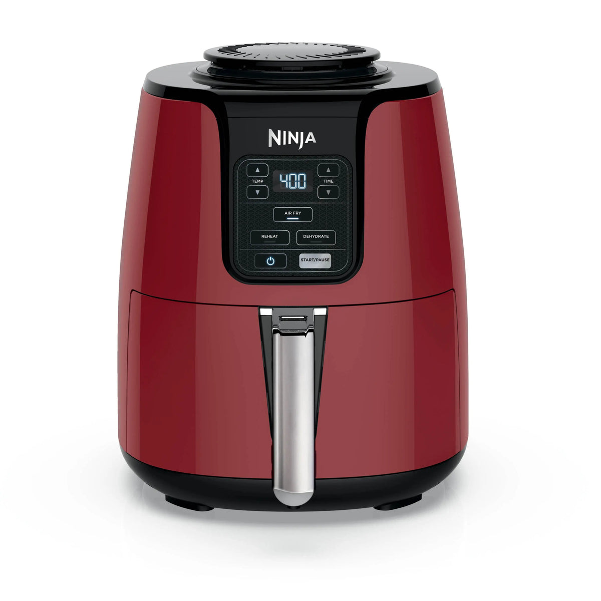 Ninja Air Fryer 4-Quart Basket Air Fryer, Red- Dishwasher-Safe Parts, Includes Crisper Plate Hand C Mart