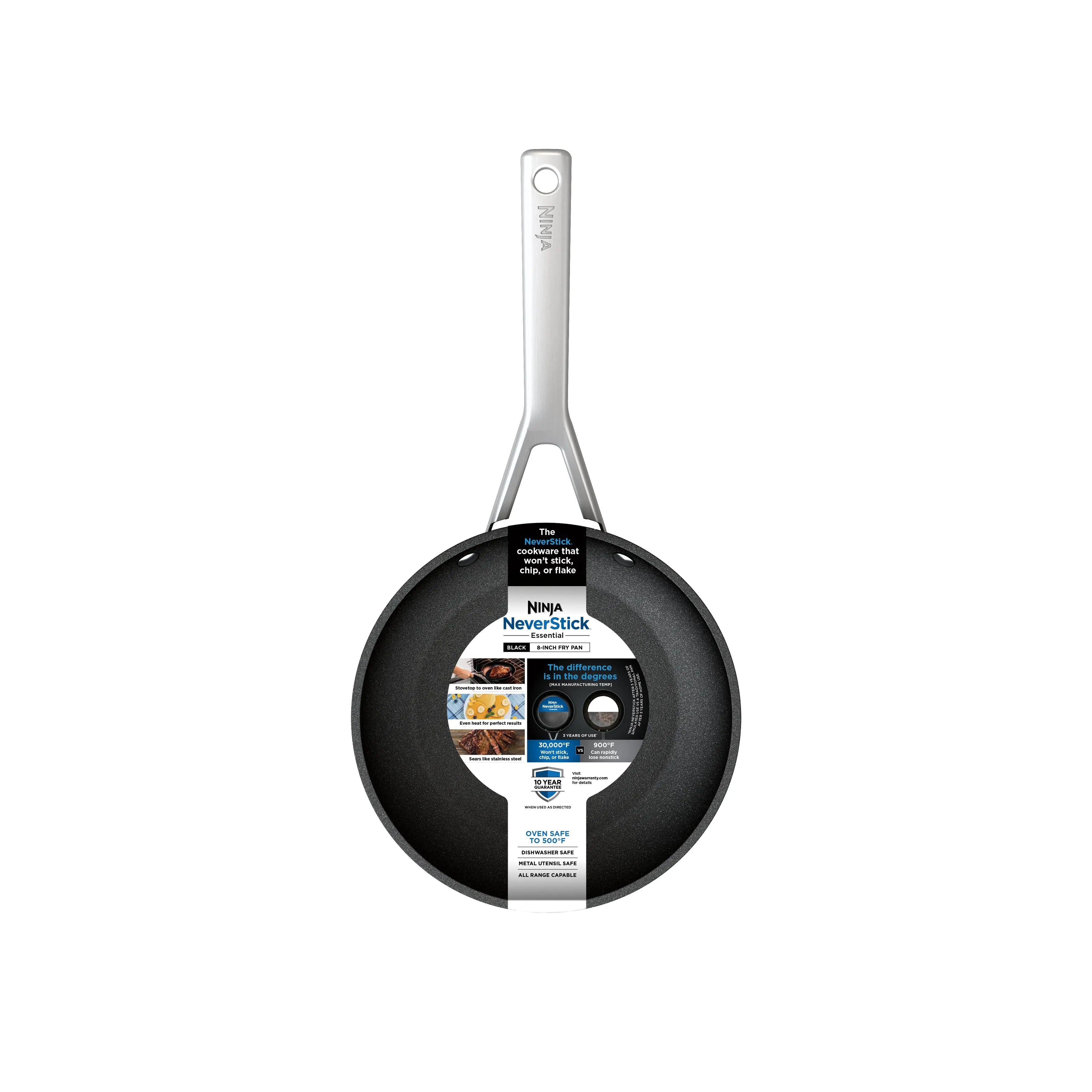 Ninja Foodi NeverStick Essential 8-inch Fry Pan, C10020 Hand C Mart