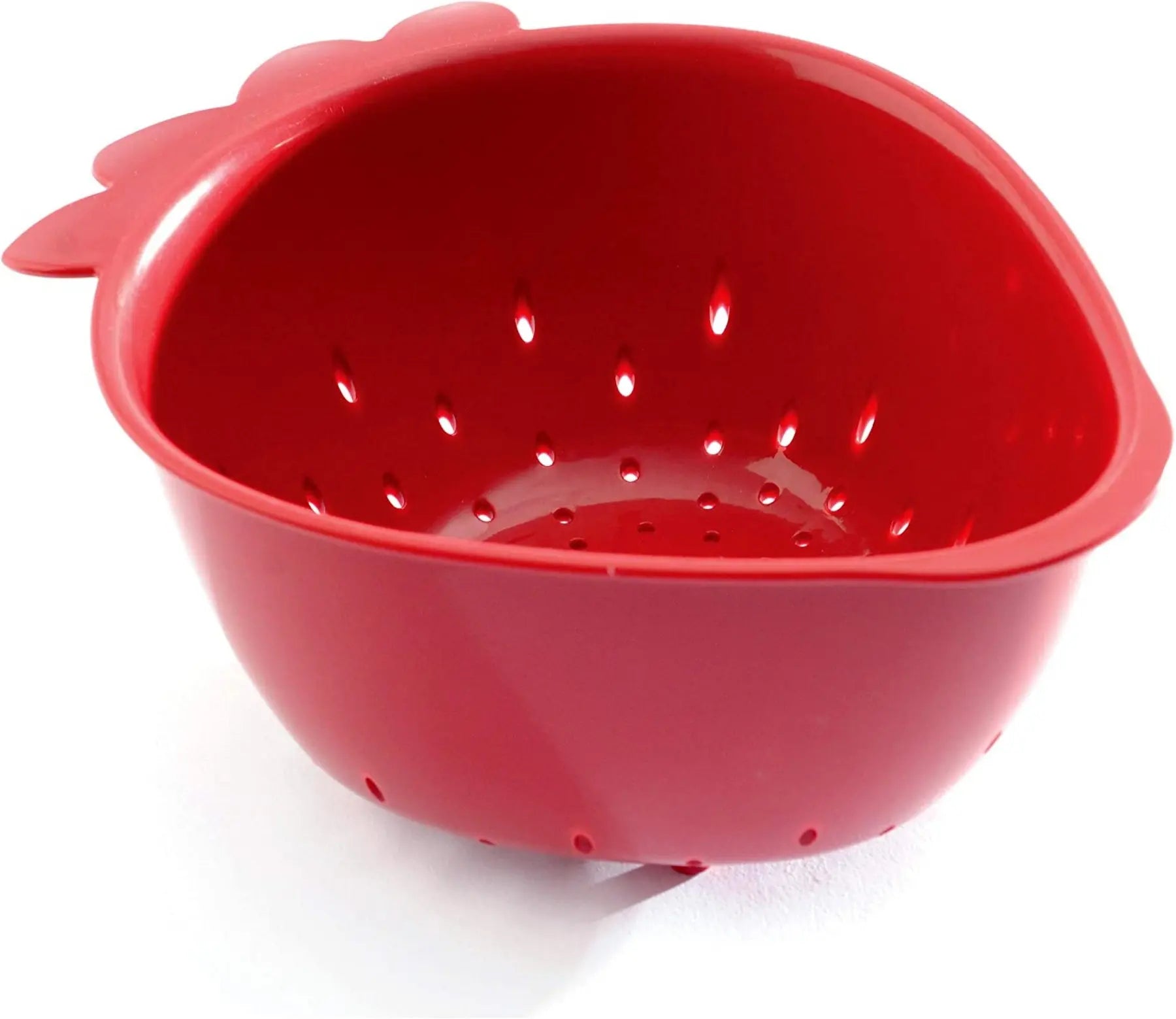 Norpro 1 Quart Mini Strawberry Colander, Red Hand C Mart