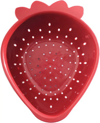 Norpro 1 Quart Mini Strawberry Colander, Red Hand C Mart