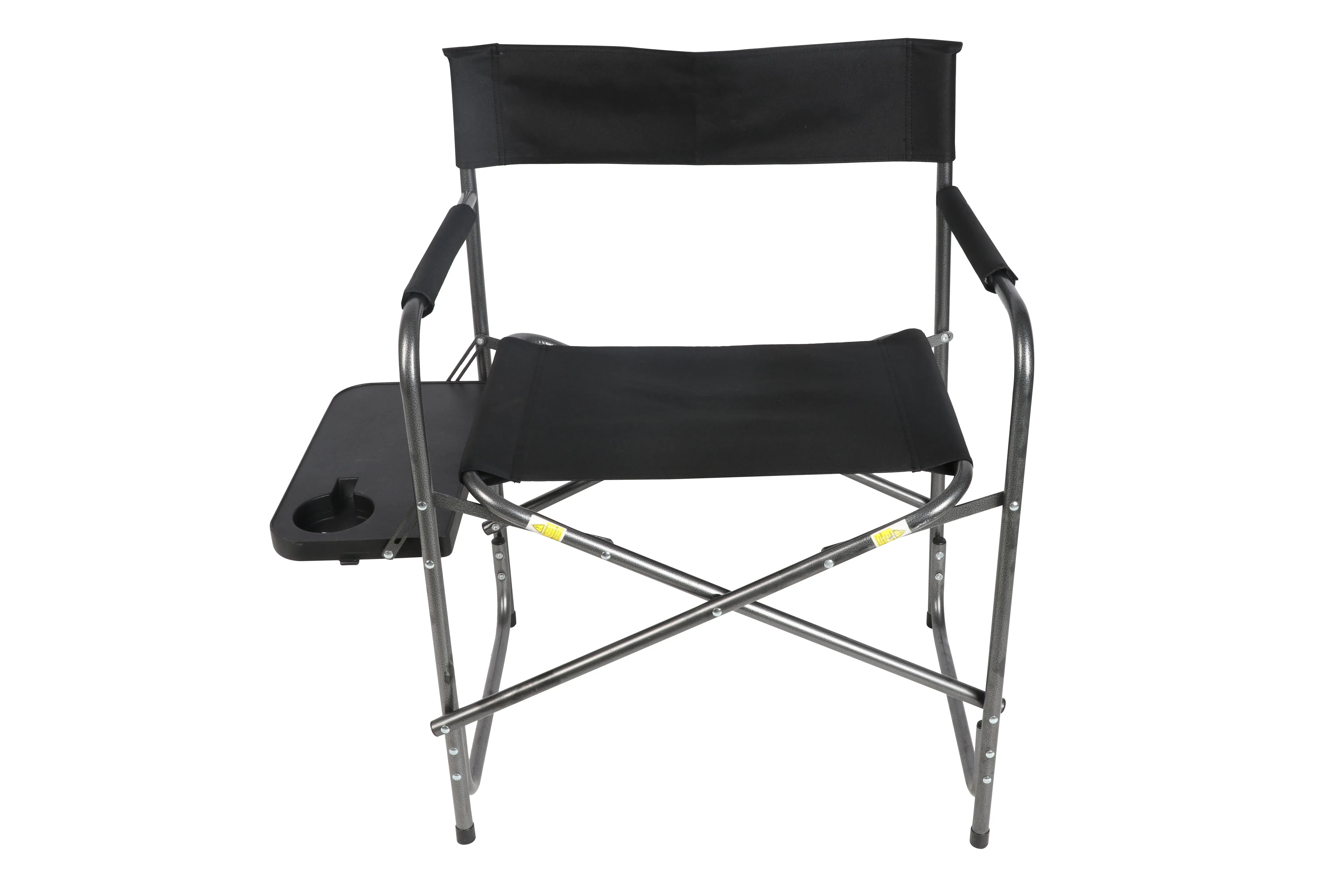 Ozark Trail WFC-95200 Director's Chair with Side Table, Black, Adult Size Hand C Mart