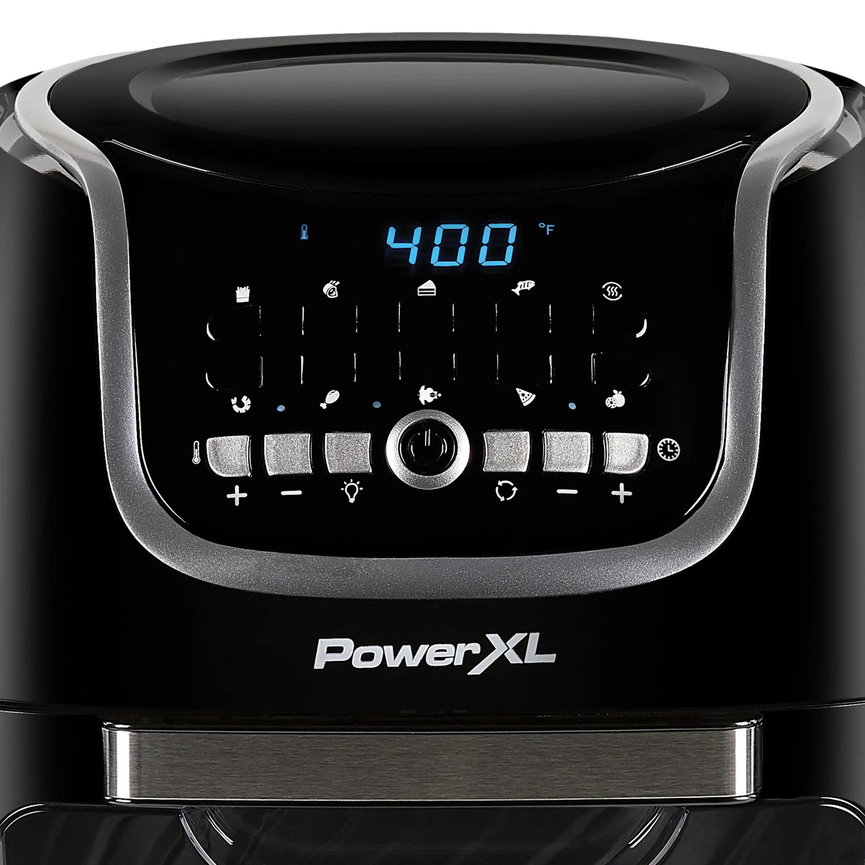 PowerXL Vortex Air Fryer Pro Plus 10 Quart Capacity, Black, 1700 Watts, Hand C Mart