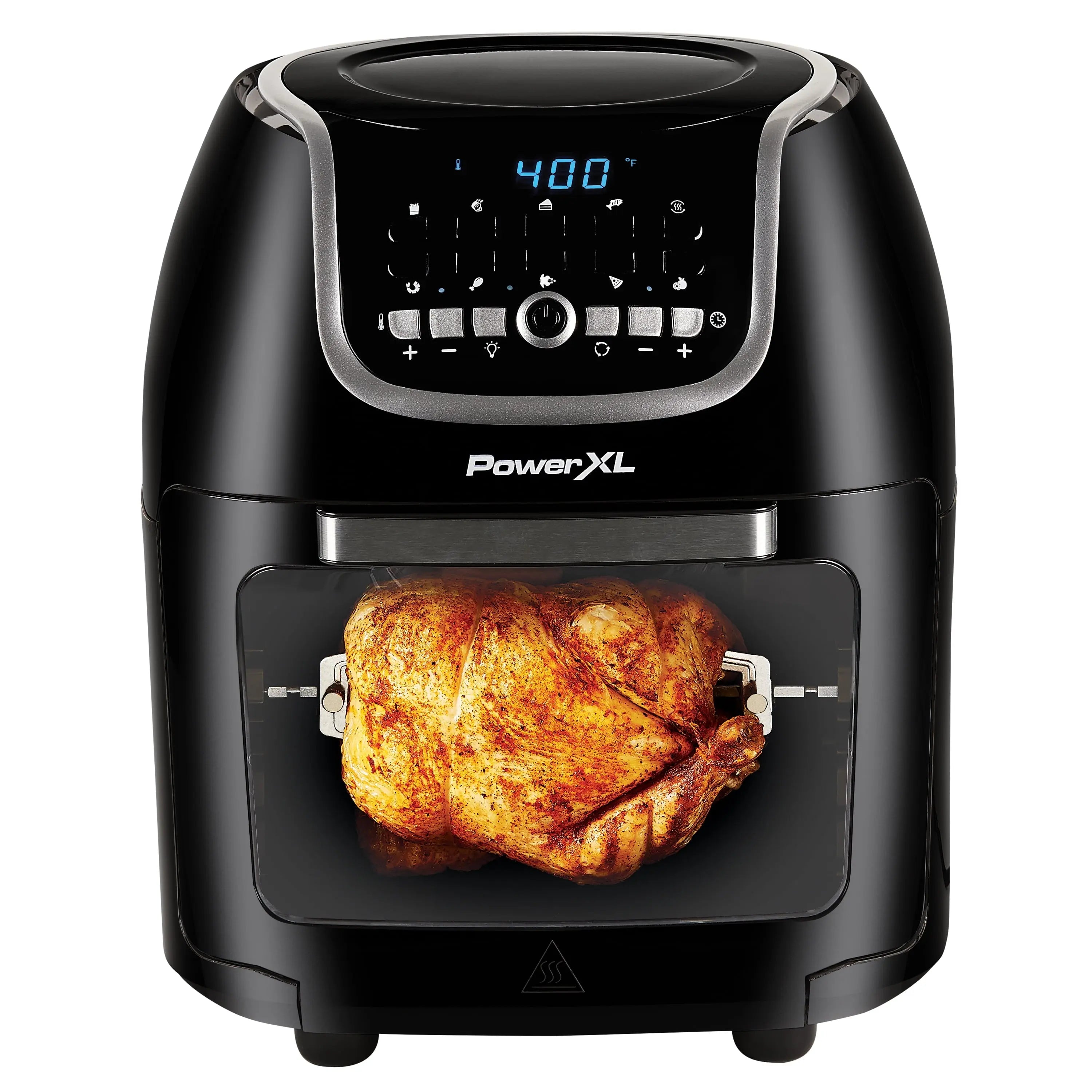 PowerXL Vortex Air Fryer Pro Plus 10 Quart Capacity, Black, 1700 Watts, Hand C Mart