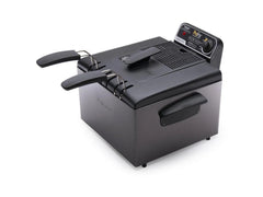 Presto 5-Qt Dual Basket Pro Fry Deep Fryer with two oblong baskets
