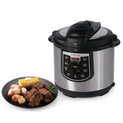 Presto 6-Quart Programmable Electric Pressure Cooker Plus with digital controls
