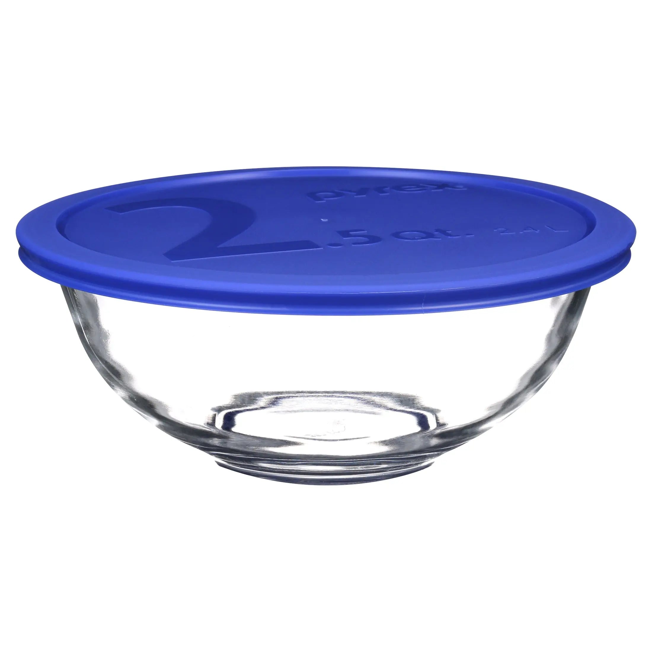 Pyrex mixing bowls showcasing vibrant lid colors
