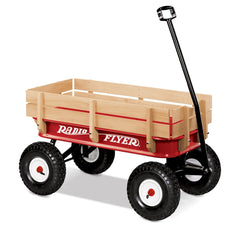 Radio Flyer, 36" All Terrain Wagon, Air Tires, Red Hand C Mart