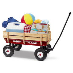 Radio Flyer, 36" All Terrain Wagon, Air Tires, Red Hand C Mart