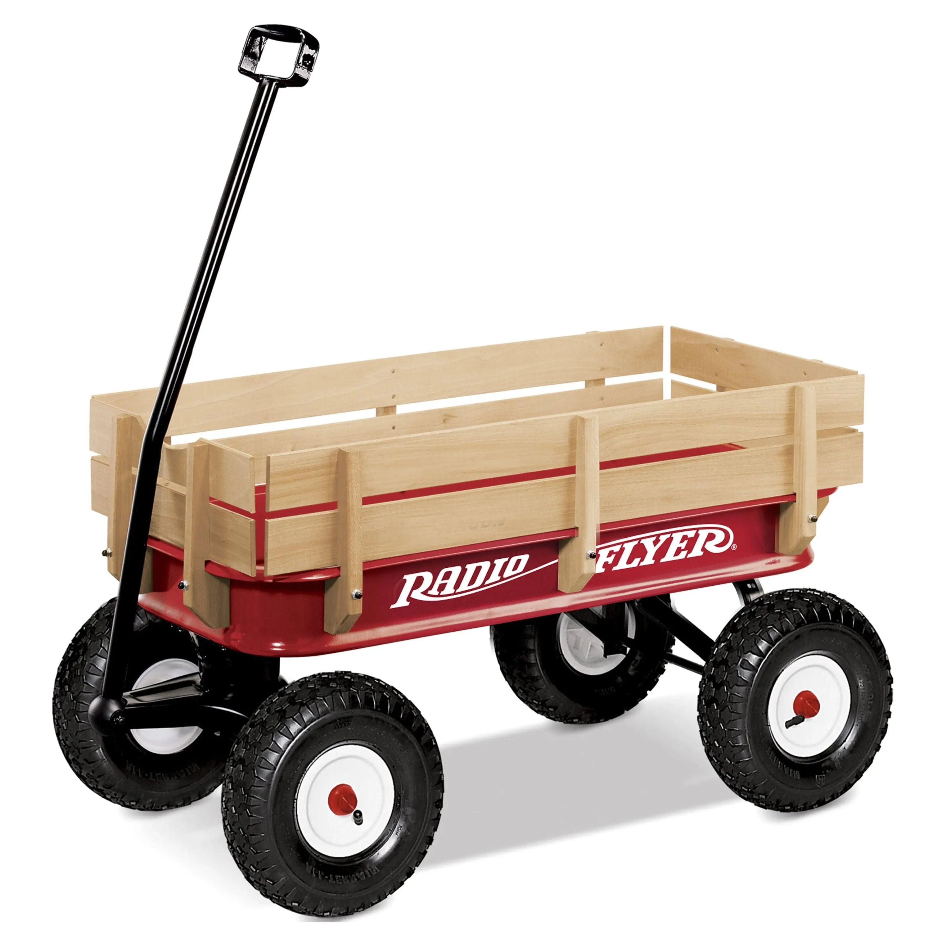 Radio Flyer, 36" All Terrain Wagon, Air Tires, Red Hand C Mart