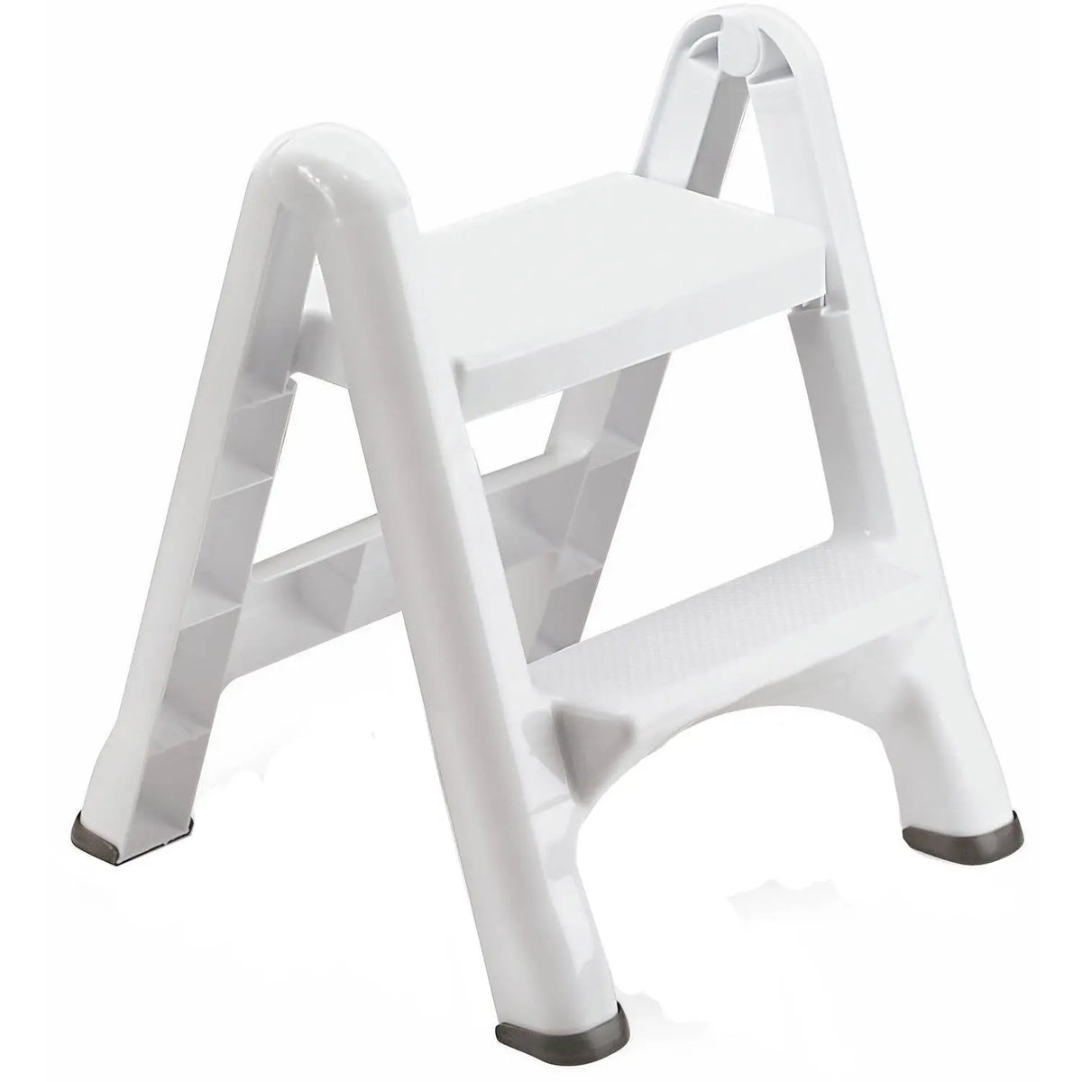 Rubbermaid EZ Step Folding 2-Step Stool in white
