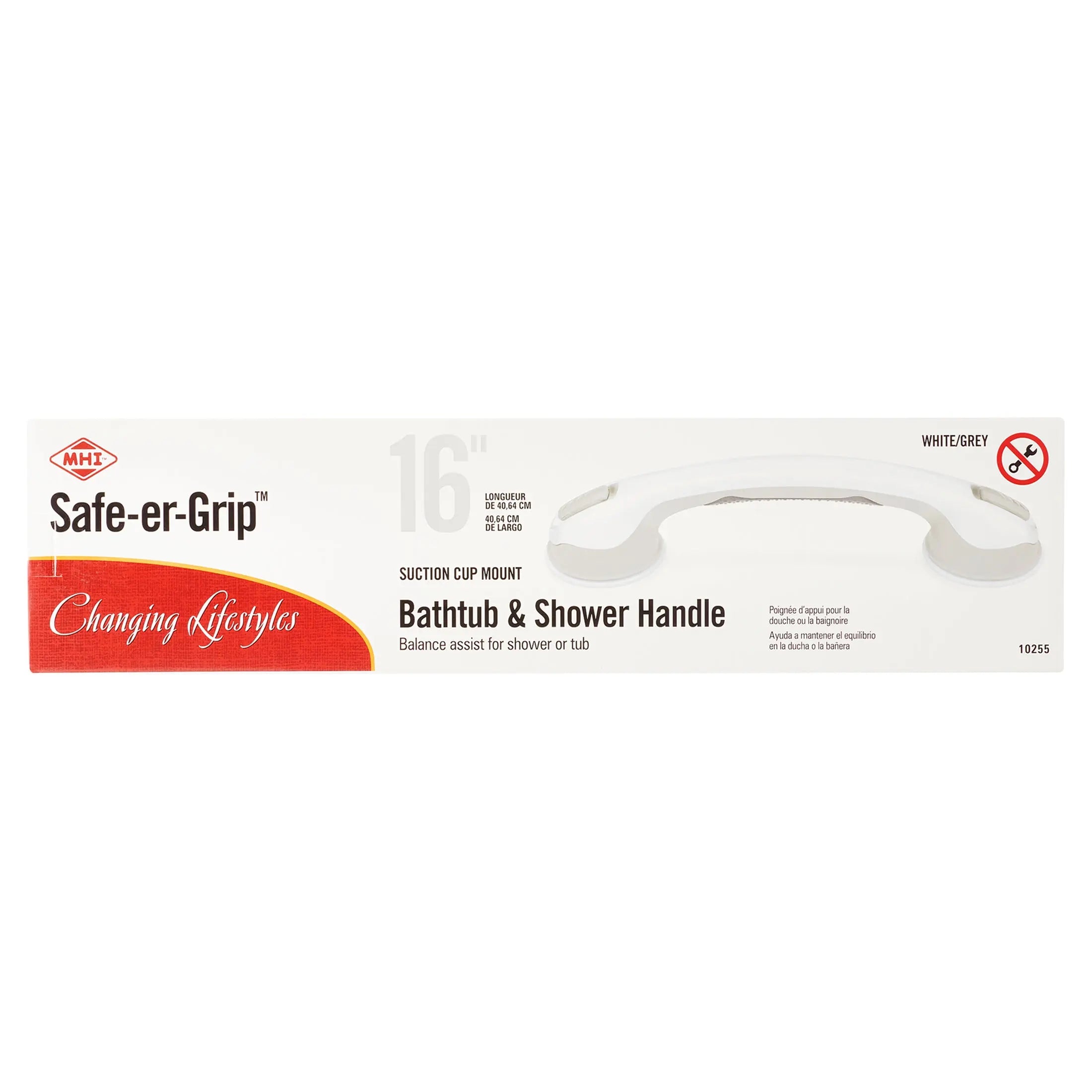 Safe-er-Grip 16" Bath & Shower Safety Handle Hand C Mart