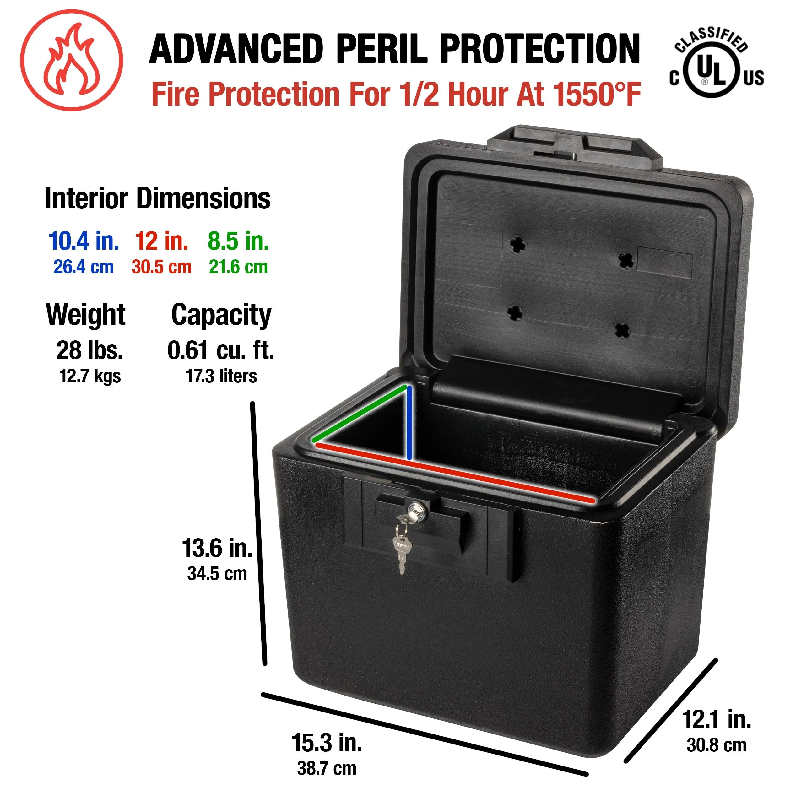 SentrySafe 0.6 cu. ft. Security Fire File Safe, 1170 Hand C Mart