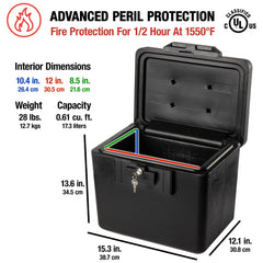 SentrySafe 0.6 cu. ft. Security Fire File Safe, 1170 Hand C Mart