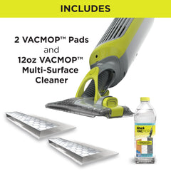 Shark VM200 VACMOP Cordless Hard Floor Vacuum Mop with Disposable Pad-12oz vacmop Multi-Surface Cleaner not Included, Grey/Green (Renewed) Hand C Mart