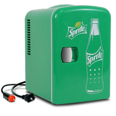 Sprite 6 Can Mini Fridge Portable 4L Mini Cooler Travel Compact Refrigerator Hand C Mart