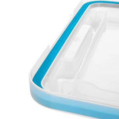 Sterilite 80-Quart Clear Plastic Stackable Storage Bin w/ Clear Gasket Latch Lid Hand C Mart