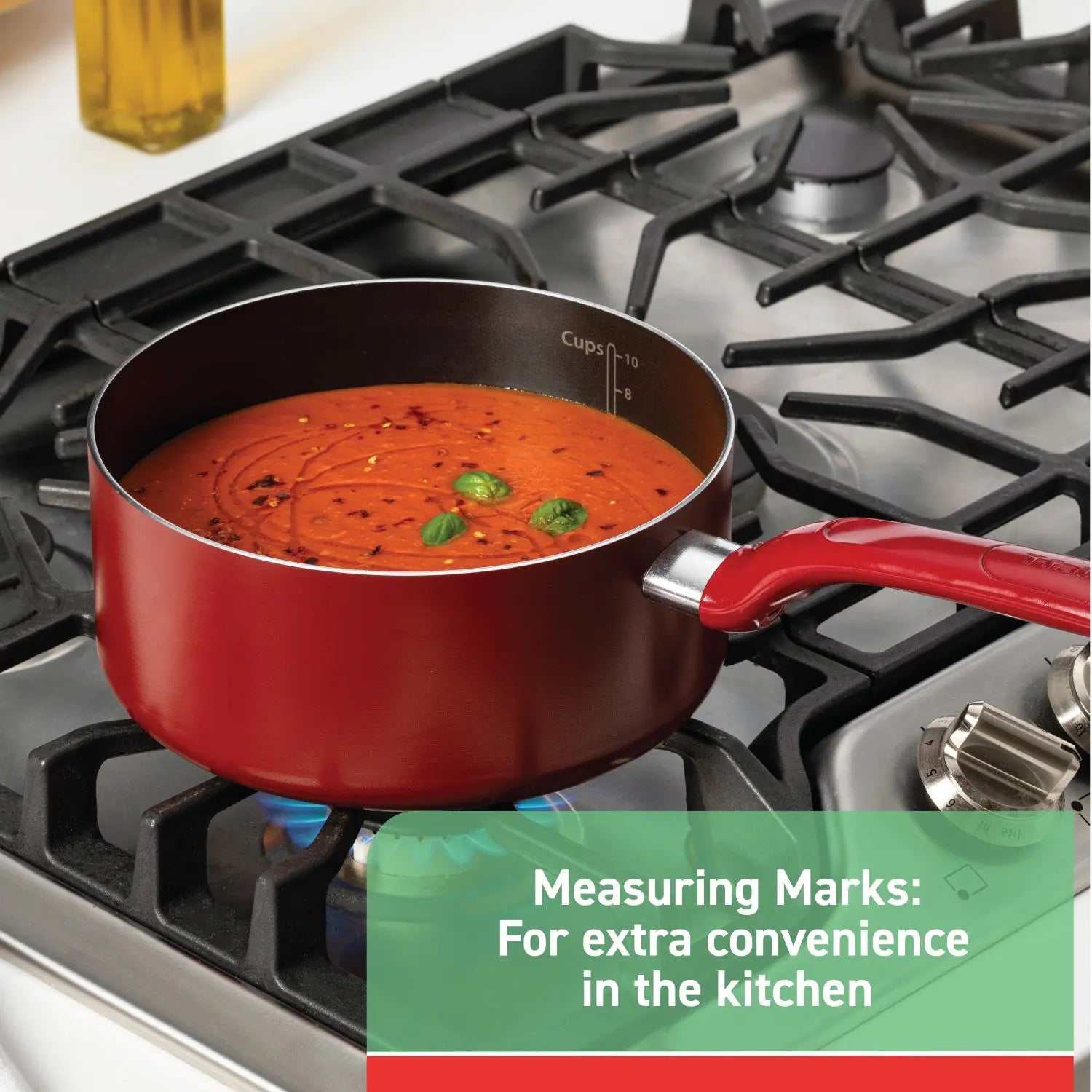 T-fal Easy Care Nonstick Cookware, 20 Piece Set, Red Hand C Mart