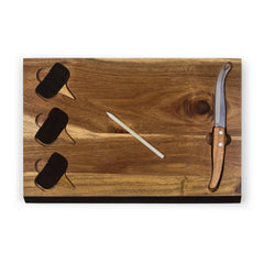 TOSCANA Delio Acacia Cheese Cutting Board & Tools Set Hand C Mart