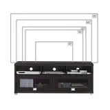 Techni Mobili 58" W Durbin TV Stand for TVs up to 75", Espresso Hand C Mart