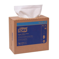 Tork 192127 Wiper Plus 100 Sheets Per Case Paper Towels with Pop Up Box (8 Pack) Hand C Mart