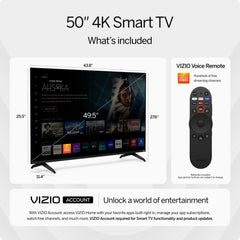 VIZIO 50" Class 4K UHD LED HDR Smart TV (New) V4K50M-08 Hand C Mart