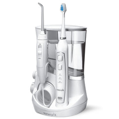 Waterpik Complete Care 5.0 Water Flosser + Sonic Electric Toothbrush, White Hand C Mart