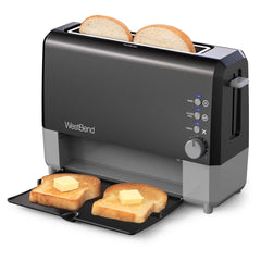 West Bend 77224 Wide-Slot Toaster with cool touch exterior
