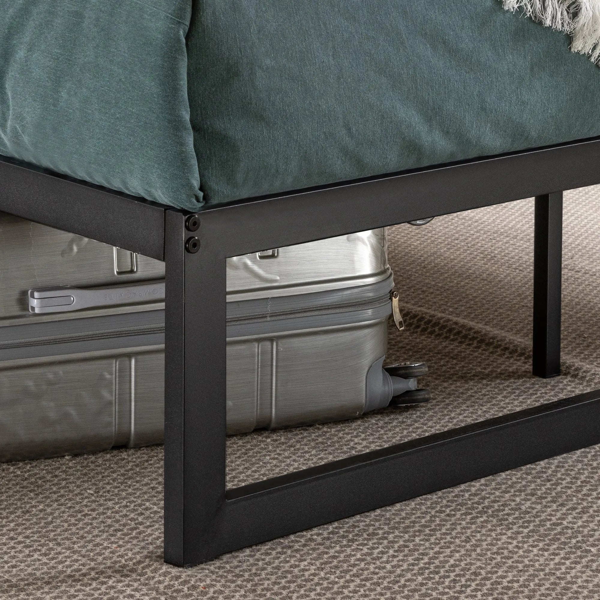 Zinus Abel 14" Metal Bed Frame with Steel Slat Support Full Hand C Mart