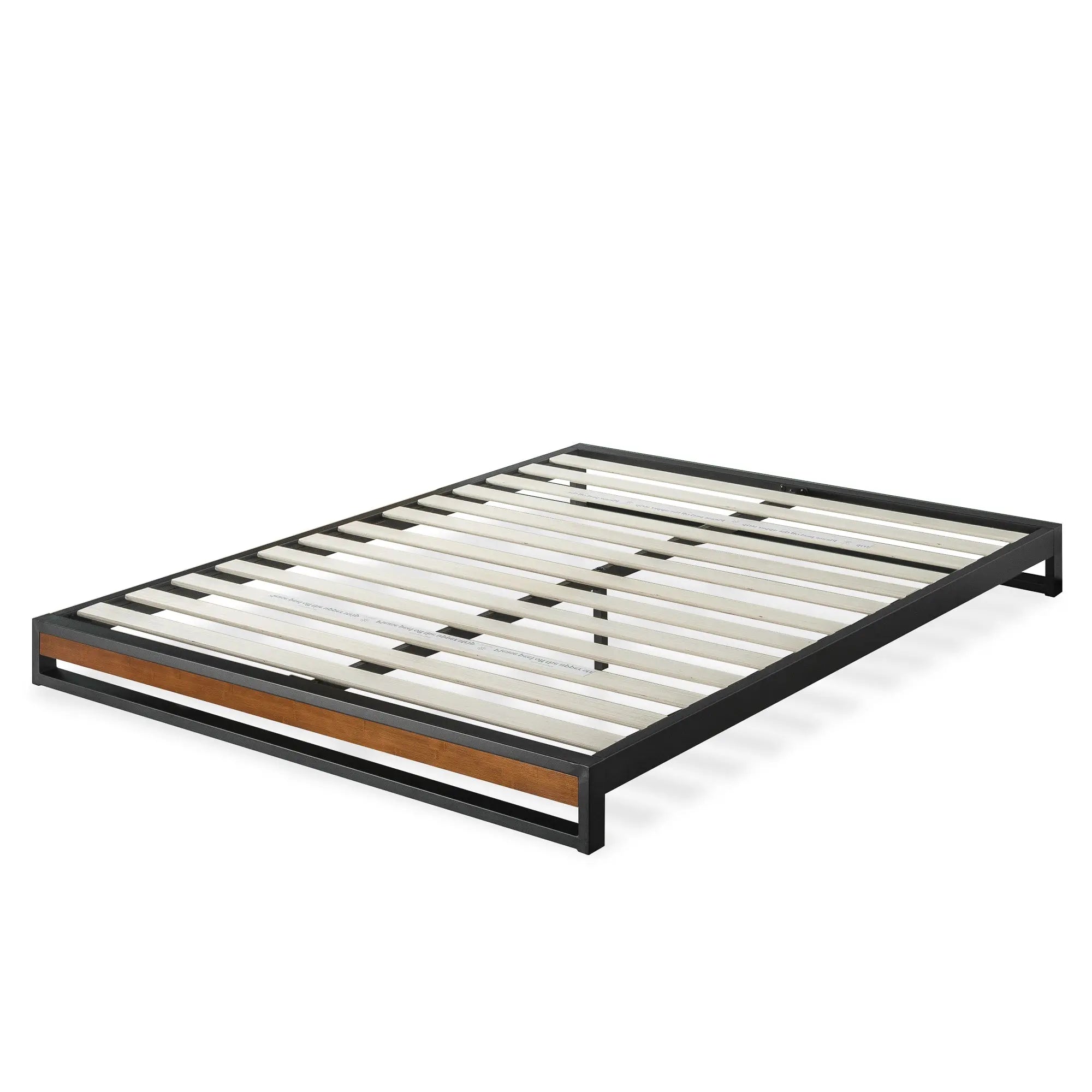 Zinus Good Design™ Winner Suzanne 6" Bamboo and Metal Platform Bed, Queen Hand C Mart