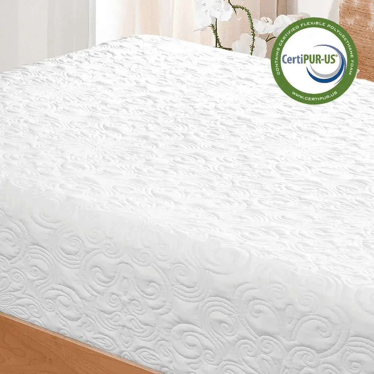 Zinus Spa Sensations Serenity 12" Memory Foam Mattress, Full Hand C Mart